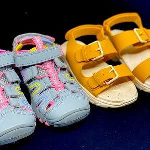Toddler shoe bundle; Summer Sandals and Water Shoes , Size 10